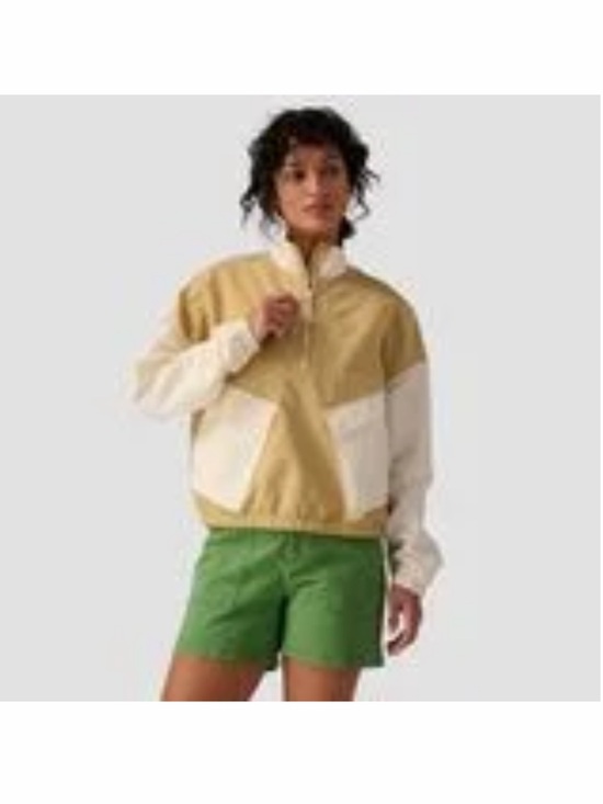 stoic Jackets & Blazers - Backcountry Stoic - Lightweight Two-Tone Beige and Cream Women's Pullover
